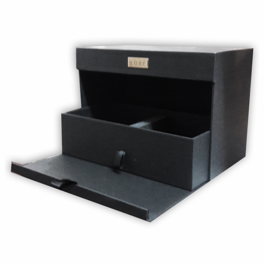 CAJA DE MDF FORRADA CON CAJÓN A2038